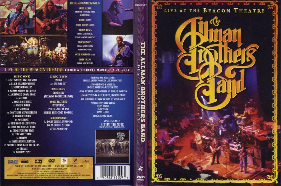 Allman Brothers Band (The) – Live At The Beacon Theatre (video)