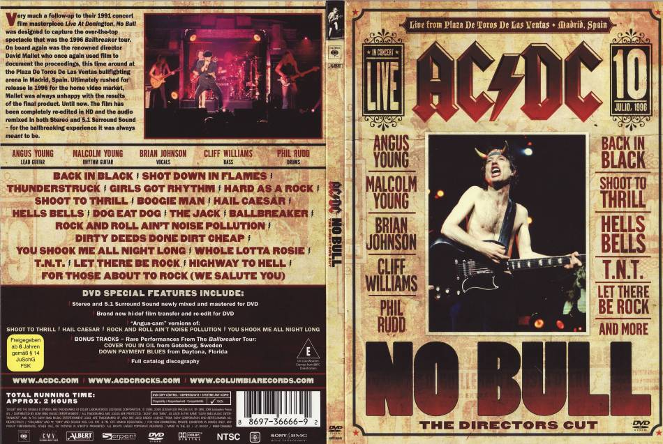 AC/DC – No Bull (video)