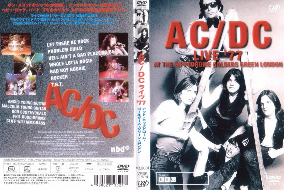AC/DC – Lontoo 27.10.1977